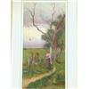 Image 1 : Willie Stephenson 'MAY BE FOR YEARS OR FOREVER' signed, watercolour, 59 x 29cm Est. 350/...