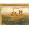 Image 1 : English School, 19th Century AN INDUSTRIAL SCENE oil on board, indistinctly inscribed and d...