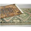 Image 1 : A Shiraz runner, with stylised geometric patterns, together with a Bokhara rug, 300 x 120cm an...