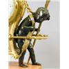 Image 2 : A 19th century French Ormolu mantel clock by Fd. Gervais, Paris, modelled as two bronze cherub...