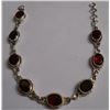 Image 1 : 8.800g Bracelet of Garnet Made in 925 Silver