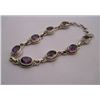 Image 2 : 7.690g Bracelet of Amethyst Made in 925 Silver