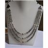 Image 1 : 56.740g  Necklace of Labradorite Made in German Silver