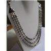 Image 2 : 56.740g  Necklace of Labradorite Made in German Silver