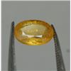 Image 3 : 4.50 Ct Yellow Sapphire Stone of Oval Shape