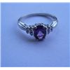 Image 1 : 2.090g Ring of Amethyst Made in 925 Silver