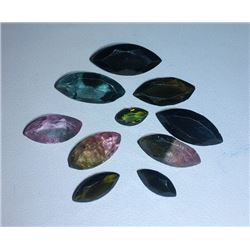 9.15 Ct Loose Tourmaline Stones of Marquise Shape