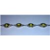 Image 2 : 10.020g Bracelet of Peridot Sterling 925 Silver