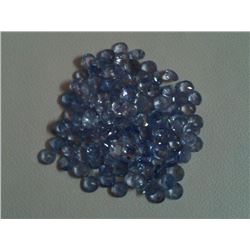 Natural African Tanzanite Loose 7.95 Ctw Round Cut Stones