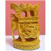 Image 2 : Decorative Wooden Statue of Ambabadi Elephant Size: 3 inches