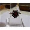 Image 1 : 2.930g Ring of Garnet Made in 925 Silver