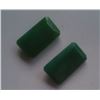 Image 1 : Natural African Emerald Beryl Pair 33.40 Ct Rectangular Cut Stone