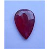 Image 2 : Natural African Ruby 16.80ct  Pear Cut Stone