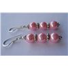 Image 2 : 5.840g Earring of Pearl Pink Made in German Silver