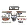 Image 1 : Automotive emblems (12), all Ford, chrome plated, for Fairlane, Mustang, etc., all VG/Exc cond.
