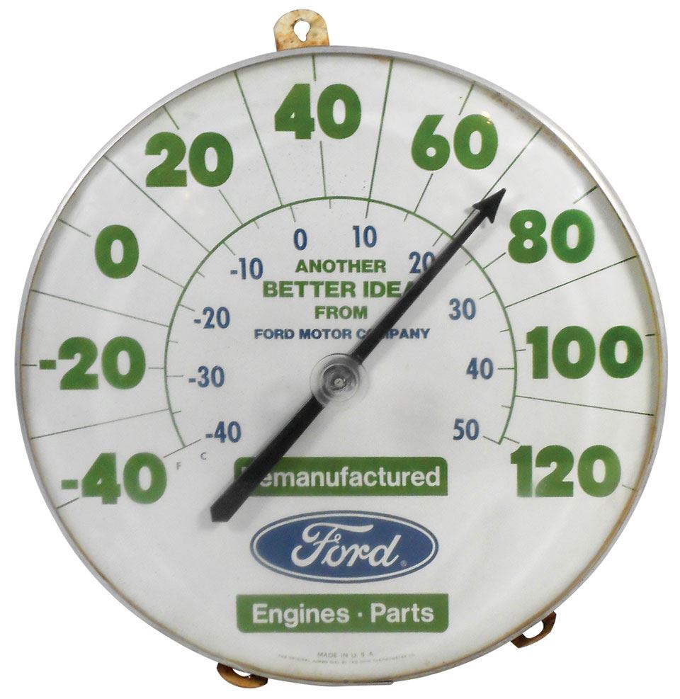 Automotive thermometer, Ford Remanufactured Engines & Parts, made by
