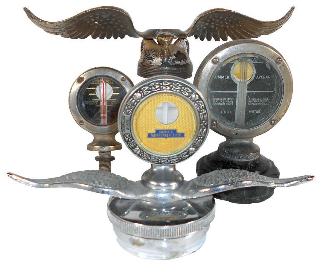 Automotive motometers & parts (4), Boyce Motometer Junior, Motometer G & E CorpLong Island City, NY