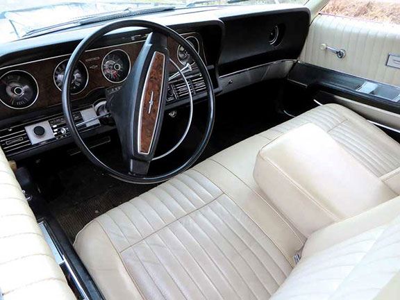 Automobile 1968 Ford Thunderbird Black Two Door Landau Vinyl