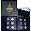 Image 1 : Unique Bronze 36 x Medallion Set featuring the History of Canadian Aviation. This Set comes in delux
