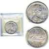 Image 1 : 1966 large beads Canada Silver Dollar ICCS certified MS65 (code: XHB 627)