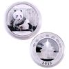 Image 1 : 2015 1oz China .999 fine silver Panda in capsule. Please note that the coin has a small toning spot.