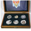 Image 1 : 2005 Allied Forces Silver 6-coin Proof Collection, the end of WWII 60th Anniversary