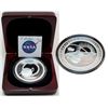 Image 1 : 2004 NASA Commemorative "35th Moon Landing Anniversary" 5 oz. .999 Proof SIlver Coin.(Tax Exempt)