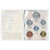 Image 1 : 1970 Japan Mint uncirculated 6-coin set in white wallet.