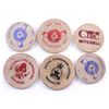 Image 1 : Group Lot of 6x Mitchell ON, 125th Anniversary Wooden Tokens
