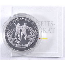2006 Fifa World Cup Soccer sterling silver with COA and capsule for protection