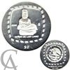 Image 1 : 1996 1/2oz Mexico 2 Pesos .999 Fine Pre-Columbian Silver coin- Senoa De Las Limas Proof (no Tax)