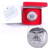 Image 1 : 2004 Monkey Privy Mark 1oz. Silver Maple Leaf. Comes encapsulated in a red velvet case with COA. Ple