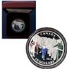 Image 1 : 2014 $10 "Wait For Me, Daddy" Coloured fine silver coin in red display case and COA (TAX EXEMPT)