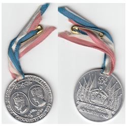 "Fear God, Honour the King" King George VI & Queen Elizabeth aluminum Coronation medal.