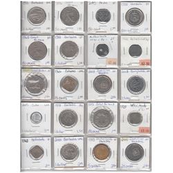 Mixed Page of 20 x various coins from around the world. The years range from 1929-2009. Retail value