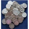Image 1 : Mixed lot of 50 x United States silver dimes 1940's and up. 50pcs
