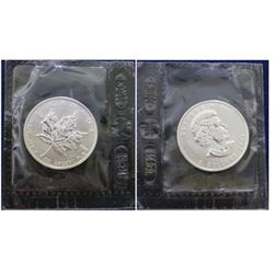 2004 Canada $5 Silver Maple Leaf .9999 Pure (no tax)
