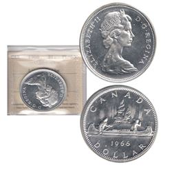 1966 Canada Large Beads ICCS Certified PL-65