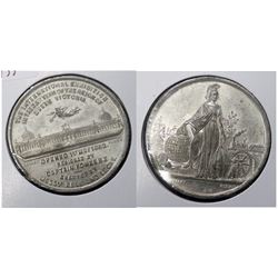 1862 The International Exhibition in the 25th Year of the Reign of Queen Victoria Medallion (designe