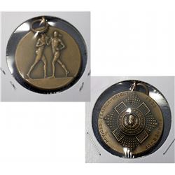 1933 Boxing Medallion Runner-up