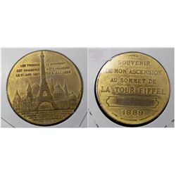 1889 Eiffel Tower Medallion