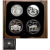 Image 1 : Canada 1976 Montreal Olympic Games Silver Proof Series II 4-coin set.  Includes original case and CO