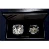 Image 1 : 1994 United States World Cup Proof Commemorative Two Coin Set. This set includes the 1994 Proof Silv