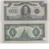 Image 1 : 1923 Dominion of Canada $1 note Serial # E6994462 Signatures Campbell-Black.