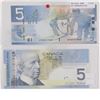 Image 1 : 2008 Replacement Canada $5 BC-67bA APN (0.04-0.36) Banknote in CUNC Condition