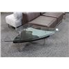 Image 1 : GLASS DESIGNER COFFEE TABLE WITH MATCHING END TABLE