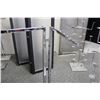 Image 2 : LOT OF 4 STAINLESS STEEL GARMENT RACKS