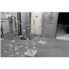 Image 1 : LOT OF 3 STAINLESS STEEL HAT STANDS