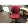 Image 2 : NIGHTINGALE BACK BUDDY FULLY ADJUSTABLE BURGUNDY TASK CHAIR