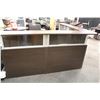 Image 2 : MIDNIGHT OAK 7X7 RECEPTION DESK